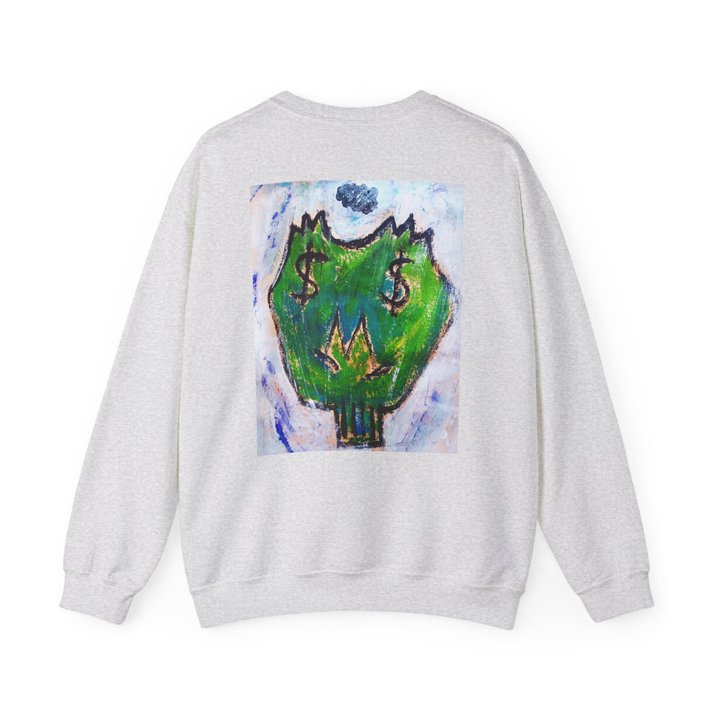 dead $$ M Unisex Heavy Blend™ Crewneck Sweatshirt