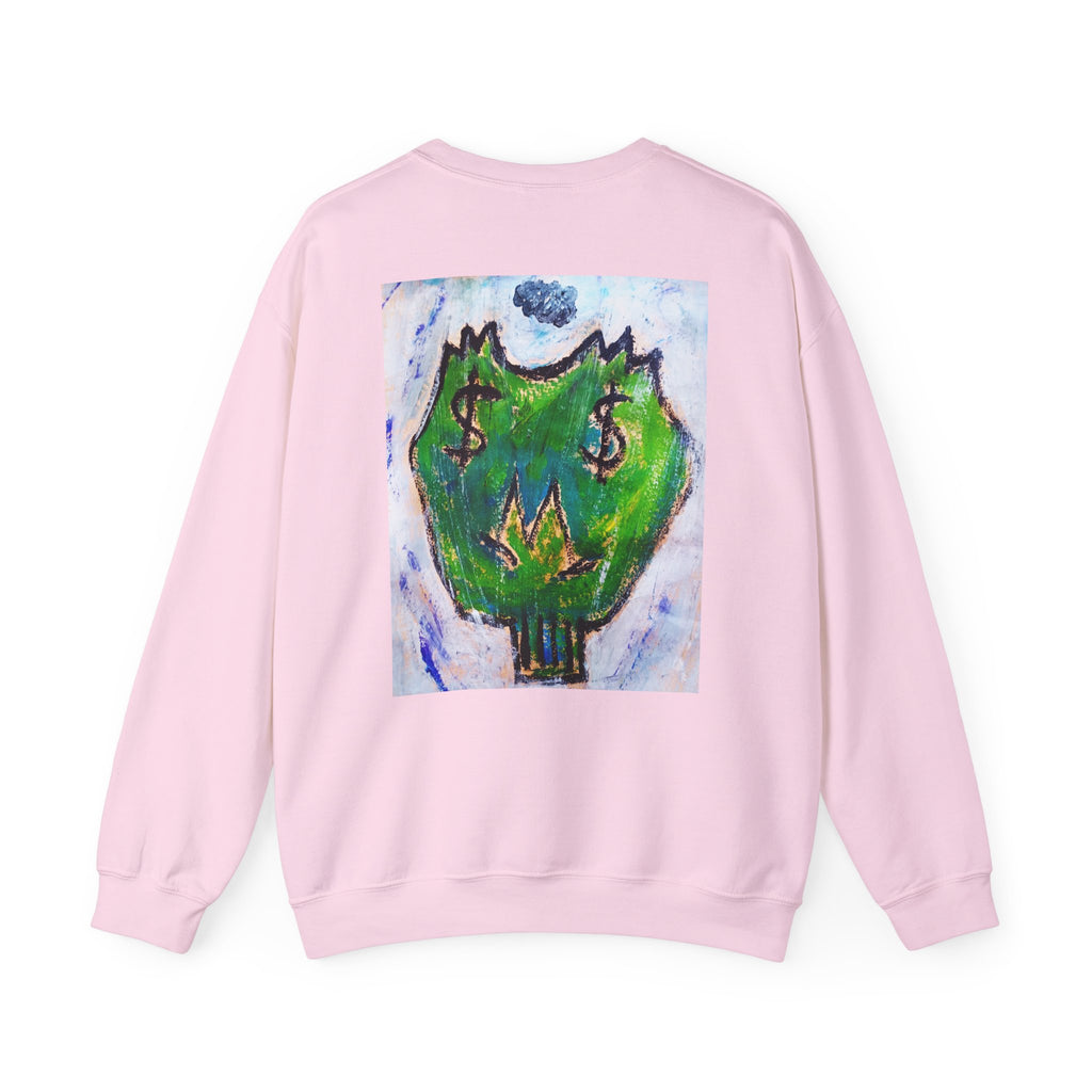 dead $$ M Unisex Heavy Blend™ Crewneck Sweatshirt