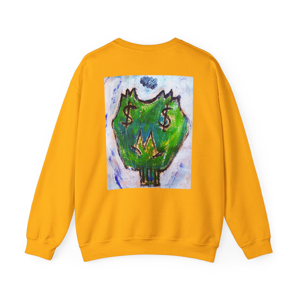 dead $$ M Unisex Heavy Blend™ Crewneck Sweatshirt