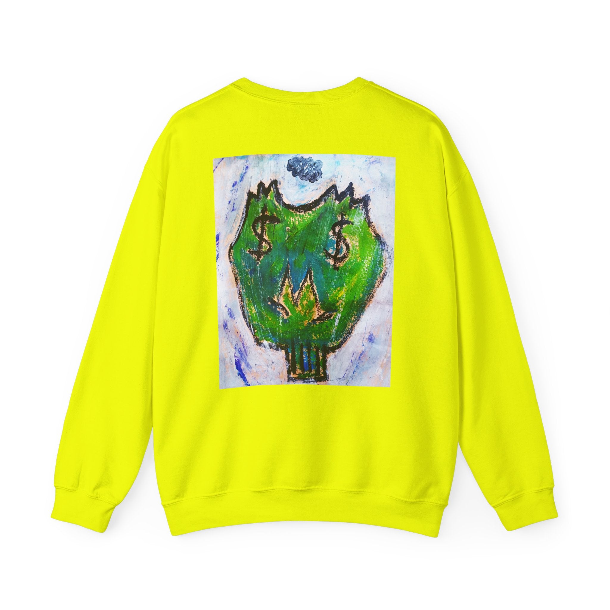dead $$ M Unisex Heavy Blend™ Crewneck Sweatshirt
