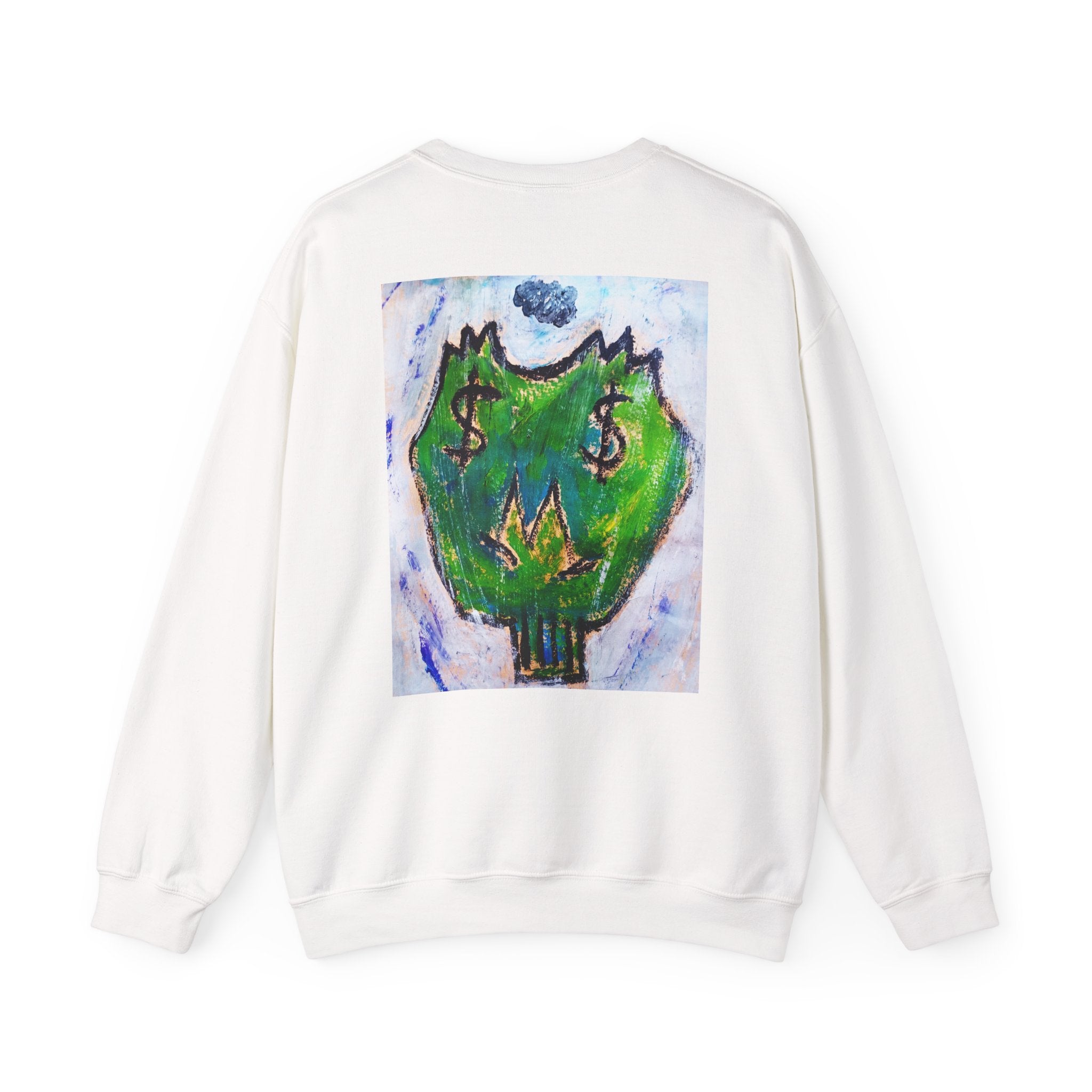 dead $$ M Unisex Heavy Blend™ Crewneck Sweatshirt
