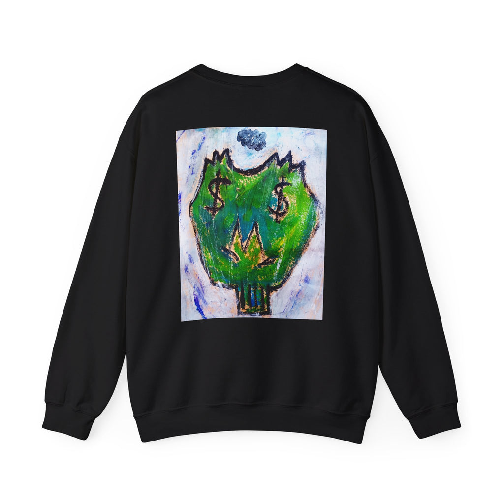 dead $$ M Unisex Heavy Blend™ Crewneck Sweatshirt