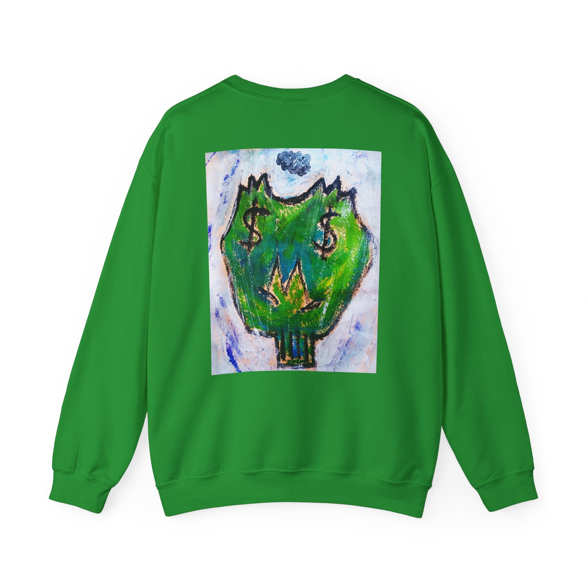 dead $$ M Unisex Heavy Blend™ Crewneck Sweatshirt