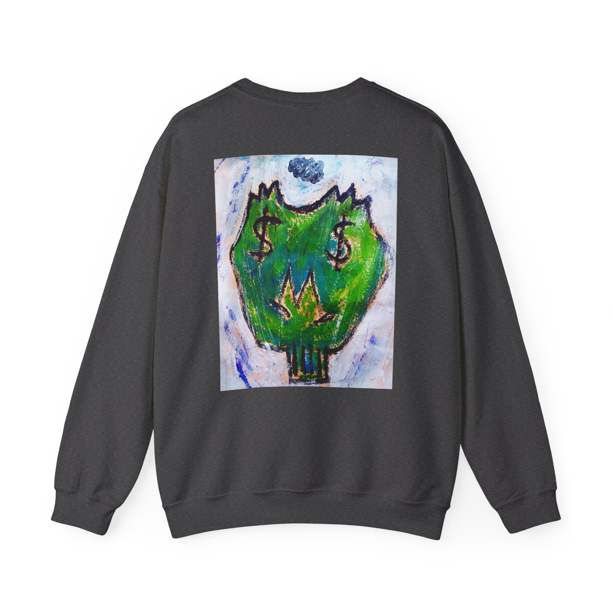 dead $$ M Unisex Heavy Blend™ Crewneck Sweatshirt